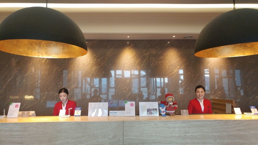 Arban Hotel Busan Bagian luar foto