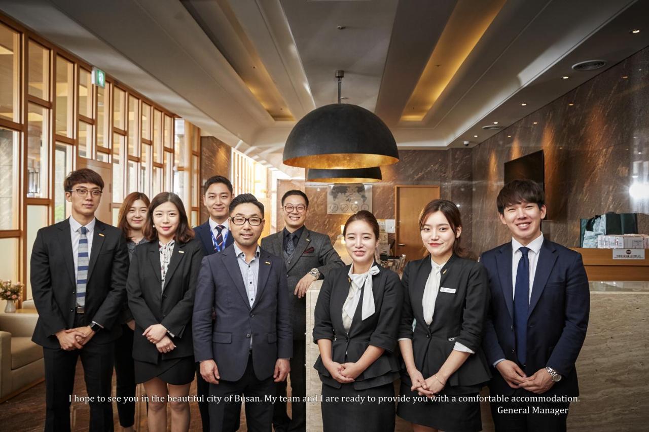 Arban Hotel Busan Bagian luar foto